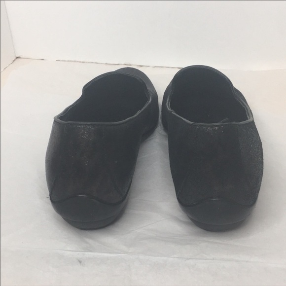 Dansko Olivia Metallic Leopard Print Tailored Flat - Picture 3 of 9